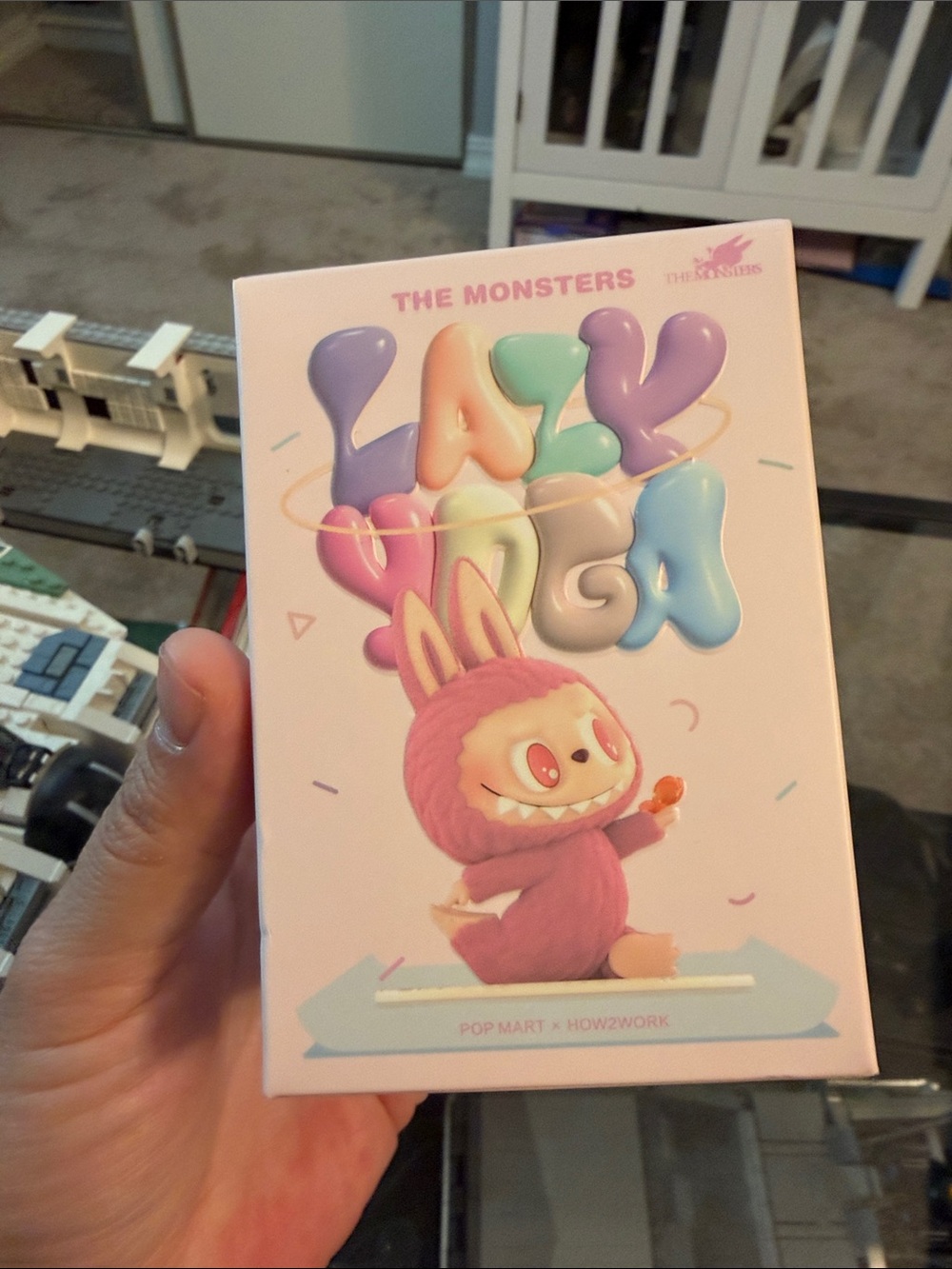 LAZY MONSTA Pink Collectible Vinyl Figure Box